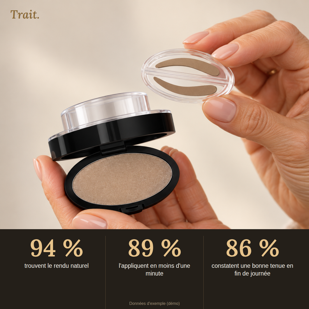 Trait- Kit sourcils au rendu naturel